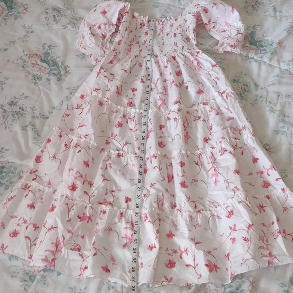 EUC Hill House Home Pink Botanical Nesli Dress - Picture 9 of 12